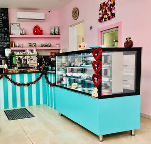 Festive bear at Little Bear in Pireas