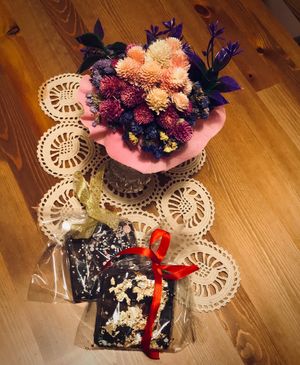 Valentine's chocolates. at Little Bear in Pireas