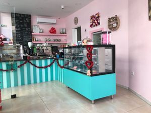 Another glance at the lovely Valentine's decor. at Little Bear in Pireas