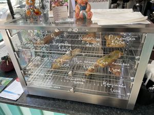 Savoury choices  at Little Bear in Pireas