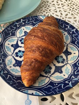 Vegan croissant  at Little Bear in Pireas