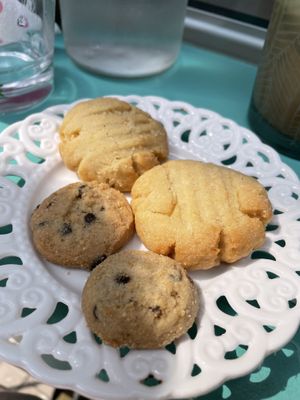 Free cookies with our coffee!  at Little Bear in Pireas