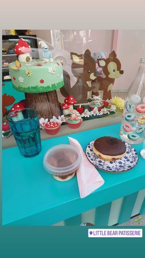 Delicious desserts at Little Bear in Pireas