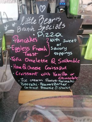 Specials menu at Little Bear in Pireas