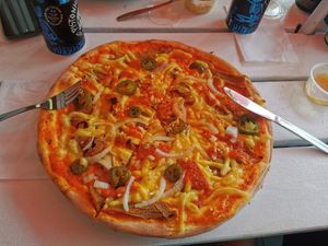 Vegan Mexikana at Torino Pizzeria in Gaevle