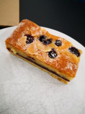 blueberry bakewell at Kinship in Driffield