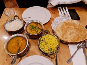 Indian feast at Sagar Vegan & Vegetarian Restaurant - Covent Garden in London