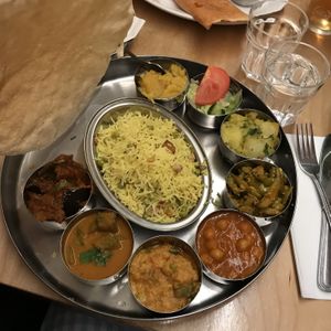 Vegan thali   at Sagar Vegan & Vegetarian Restaurant - Covent Garden in London
