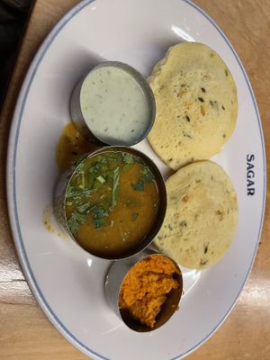 Special idly. Good.   at Sagar Vegan & Vegetarian Restaurant - Covent Garden in London