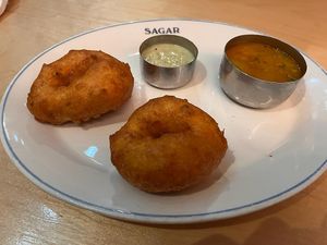 Medu Vada at Sagar Vegan & Vegetarian Restaurant - Covent Garden in London