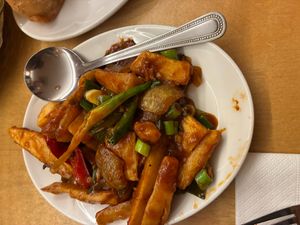 Mogo chips at Sagar Vegan & Vegetarian Restaurant - Covent Garden in London