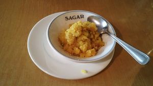 Pudding at Sagar Vegan & Vegetarian Restaurant - Covent Garden in London