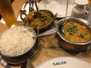 Vegetable kurma at Sagar Vegan & Vegetarian Restaurant - Covent Garden in London