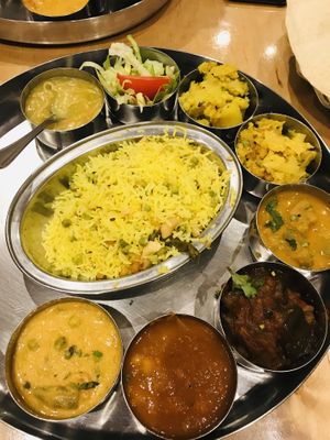 Vegan Thali at Sagar Vegan & Vegetarian Restaurant - Covent Garden in London