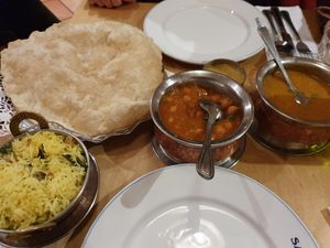 Delicious vegan meal at Sagar Vegan & Vegetarian Restaurant - Covent Garden in London