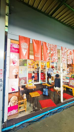 Seating outside at ThaiVetro in Bangkok