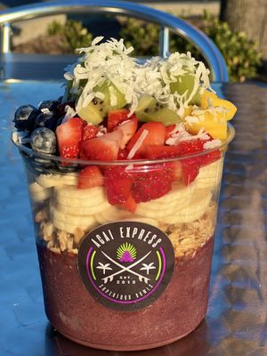 Rainbow Bowl at Acai Express in Florence