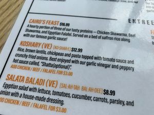  at Cairo's Kitchen in Kalamazoo