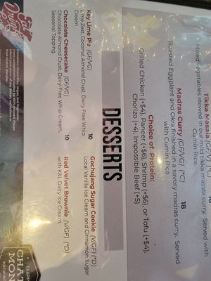 Vegan desserts! What!! at Chatty Monks Brewing Company in Reading