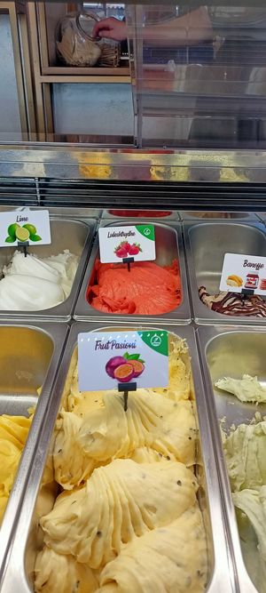 Strawberry and fruit passion at La Nocciola in Tirana