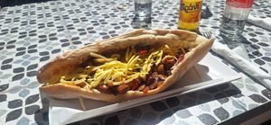 Soy Kebab at Mozzarella Pit Stop in Crete