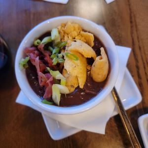 Black Turtle Bean Soup at Pimiento Tea Room in Holly Springs
