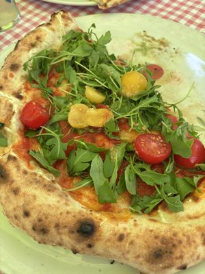 Vegan pizzaa  at Bella Compagnia - Meidlinger Hauptstr. in Vienna