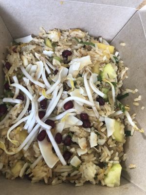 Spicy rice salad at LONO in Munich