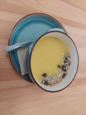 Soup at Mama Earth - Vegan Bistro in Gyor