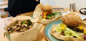 Great food !!! I absolutely recommend - great vegan food , nice stuff and great desserts too.  at Mama Earth - Vegan Bistro in Gyor