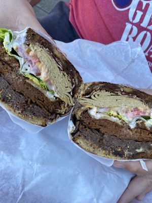 Grand Puba  at Ben & Esther's Vegan Jewish Deli in Portland