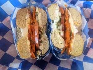  at Ben & Esther's Vegan Jewish Deli in Portland