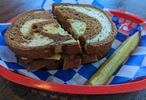 New Yorker at Ben & Esther's Vegan Jewish Deli in Portland