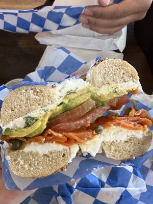   at Ben & Esther's Vegan Jewish Deli in Portland