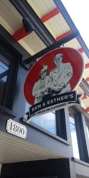  at Ben & Esther's Vegan Jewish Deli in Portland