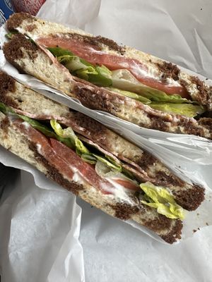 BLT  at Ben & Esther's Vegan Jewish Deli in Portland