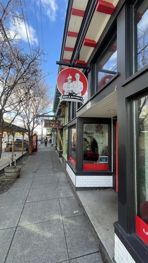   at Ben & Esther's Vegan Jewish Deli in Portland