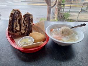  at Ben & Esther's Vegan Jewish Deli in Portland