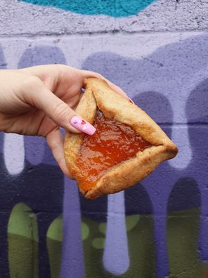 hamenstashen at Ben & Esther's Vegan Jewish Deli in Portland