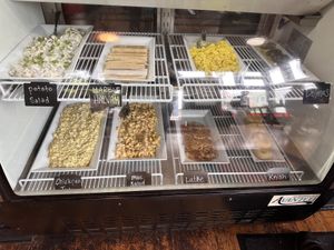 Deli salads etc  at Ben & Esther's Vegan Jewish Deli in Portland