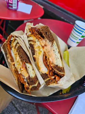 Reuben at Ben & Esther's Vegan Jewish Deli in Portland