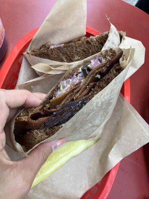 Brisket   at Ben & Esther's Vegan Jewish Deli in Portland