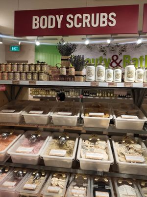 Body scrubs at Scoop Wholefoods - Waterway Point in Northeast Singapore