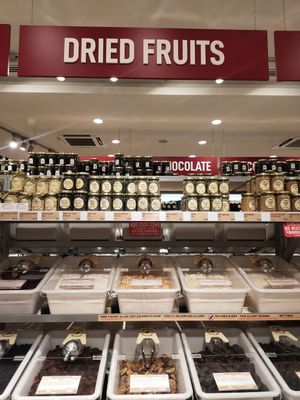 Dried fruits at Scoop Wholefoods - Waterway Point in Northeast Singapore