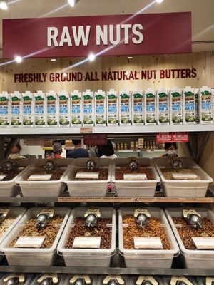 Raw nuts at Scoop Wholefoods - Waterway Point in Northeast Singapore