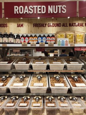 Roasted nuts at Scoop Wholefoods - Waterway Point in Northeast Singapore