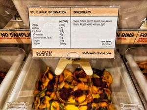 Veggie chips at Scoop Wholefoods - Waterway Point in Northeast Singapore