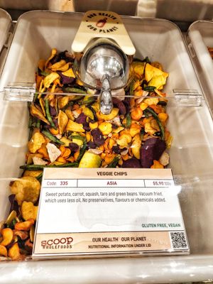 Veggie chips at Scoop Wholefoods - Waterway Point in Northeast Singapore
