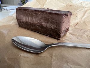 Chocolate and buckwheat bar   at Zrno do Zrna in Ljubljana