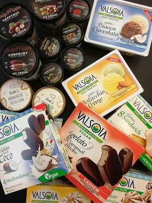 Vegan ice cream. Photo by: Zrno do zrna, trgovina z ekološkimi izdelki on Facebook at Zrno do Zrna in Ljubljana